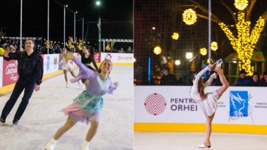 Photo of foto | Spectacol pe gheață la OrheiLand. Doritorii pot simți magia sărbătorilor de iarnă, patinând gratuit