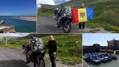 Photo of foto | Doi soți, pe două roți. O familie din Moldova a călătorit peste 13.000 de km cu motocicleta până în Africa