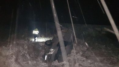 Photo of foto | Condiţiile meteo fac victime şi la Străşeni. Trei oameni au ajuns la spital după ce un microbuz a derapat