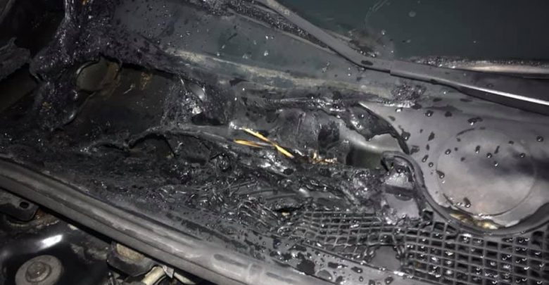 Photo of foto | Încă un incendiu misterios. Mașina fiului unui candidat PDM a luat foc în plină noapte