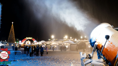 Photo of foto | La OrheiLand surprizele nu contenesc. Micuții se bucură de un tun de zăpadă, „adus de Moș Crăciun”