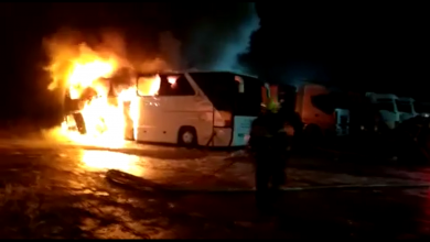 Photo of video | Coincidență sau rea intenție? Autobuzul în care a fost filmat spotul socialiștilor a luat foc