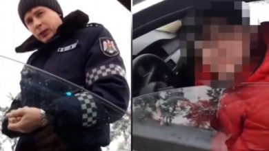 Photo of video integral | Conflictul dintre polițistul care a vorbit în română și șoferul din Găgăuzia, filmat de camera de serviciu a ofițerului