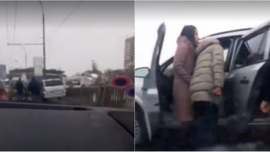 Photo of video | Moarte tragică pe strada Ismail. Un bărbat ar fi suferit un infarct în plin trafic