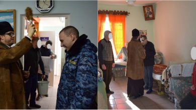 Photo of foto | Botezul Domnului, serbat după gratii. Preotul Maxim Melinti a mers cu agheasmă și cruciulițe la două Penitenciare