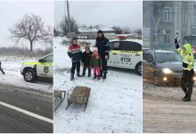 Photo of foto, video | Pe viscol, ger și orice stare a vremii, mereu la datorie. Poliția Republicii Moldova, gata să vă sară în ajutor