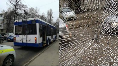 Photo of foto | Panică într-un troleibuz din capitală. Câteva persoane necunoscute au atacat vehiculul în această dimineață