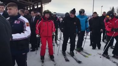 Photo of video | Au pus „țara la cale” pe o pârtie de ski: Putin și Lukașenco au schiat împreună la Soci