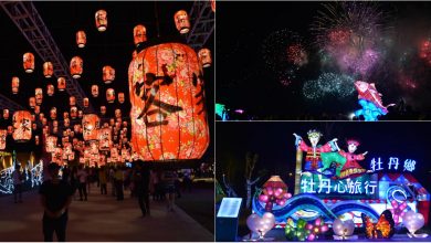 Photo of foto, video | Spectacol de lumini cu personaje mitologice. Festivalul lampioanelor a creat magie în China