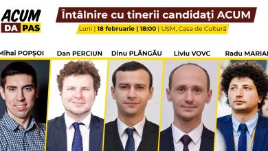 Photo of Studenții de la Universitatea de Stat sunt invitați la o întâlnire cu tinerii candidați ai Blocului ACUM