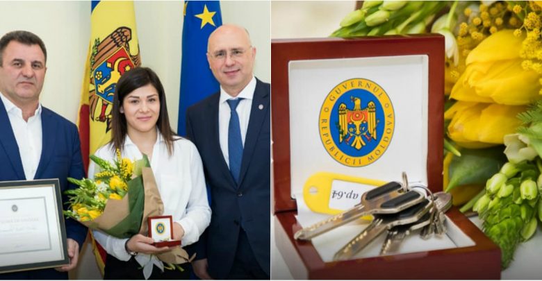 Photo of video | După muncă și răsplată. Sportiva Anastasia Nichita a primit un apartament din partea Guvernului pentru reușite excepționale