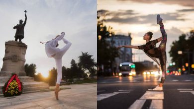 Photo of foto | Chișinăul trepidează în pași de balet. O tânără din Moldova, protagonista unei sesiuni foto inedite