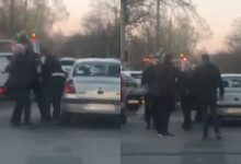 Photo of video | Șoferi violenți pe străzile capitalei. Doi bărbați s-au luat la pumni chiar în mijlocul străzii