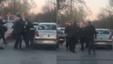 Photo of video | Șoferi violenți pe străzile capitalei. Doi bărbați s-au luat la pumni chiar în mijlocul străzii