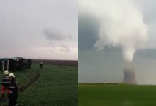 Photo of video | România, lovită de fulgere și tornade. Un autocar, prins în vârtejul de vânt, s-a răsturnat în Călărași