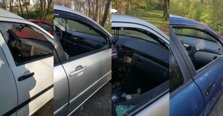 Photo of foto | Patru dintr-o lovitură. Câțiva șoferi din aceeași curte și-au găsit mașinile vandalizate