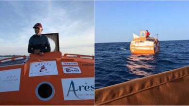 Photo of foto, video | Plutește de 122 de zile pe ocean. Un francez a traversat Atlanticul într-un butoi