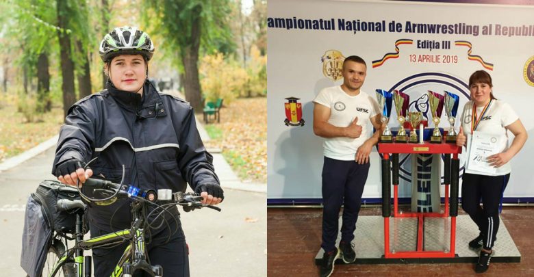 Photo of foto | Puternică, curajoasă și devotată serviciului. Șefa plutonului de polițiști pe bicilete, campioană națională la Armwrestling