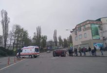 Photo of video | Accident grav în capitală: Un automobil s-a răsturnat pe strada Uzinelor