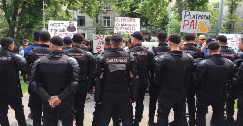 Photo of video | „Lucrăm pentru a identifica organizatorul contraprotestului”. Gheorghe Cavcaliuc, despre manifestațiile împotriva Blocului ACUM