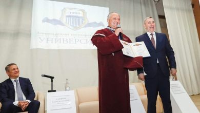 Photo of foto, video | Președinte de țară, membru PSRM, și nu numai: Dodon a primit titlul Doctor Honoris Causa al Universității de Stat din Bașkortostan