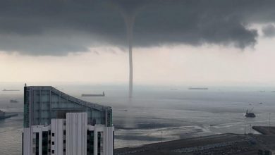 Photo of video | Fenomen spectaculos în Singapore: O tornadă marină, filmată de localnici