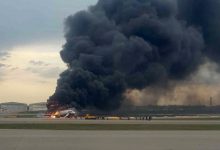 Photo of video | Imagini terifiante de la bordul avionului cuprins de flăcări la Moscova. Un pasager a filmat scena din interior