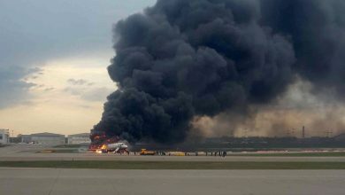 Photo of video | Imagini terifiante de la bordul avionului cuprins de flăcări la Moscova. Un pasager a filmat scena din interior