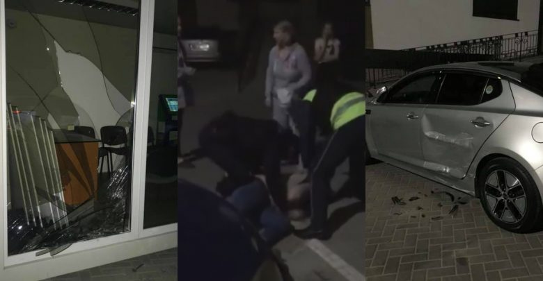 Photo of foto, video | Un chișinăuian a vandalizat 3 mașini și un oficiu, după care a rugat polițiștii să-l elibereze pentru a sărbători Blajinii