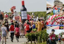 Photo of foto, video | Aleargă în costume amuzante și cu pahare de vin în mână. Cum decurge cel mai neobișnuit maraton din Franța?