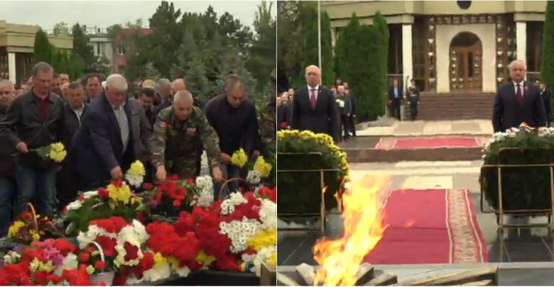 Photo of LIVE | Zeci de oameni, la Ceremonia de Ziua Victoriei: Igor Dodon și Pavel Filip au depus flori la Complexul Memorial „Eternitate”