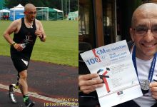 Photo of foto | Exemplu de voință: Un moldovean, cu o proteză în loc de picior, a alergat 83 de kilometri la un maraton din Italia