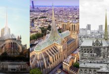 Photo of foto | Turnuri multicolore și acoperișuri din sticlă. 17 idei cum ar putea arăta Notre-Dame după restaurație