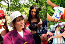 Photo of video | Pe tocuri și în paiete, familia Zâmbărele a mers la cimitir de Blajini: „Ia de sufletul răposaților un iPhone”
