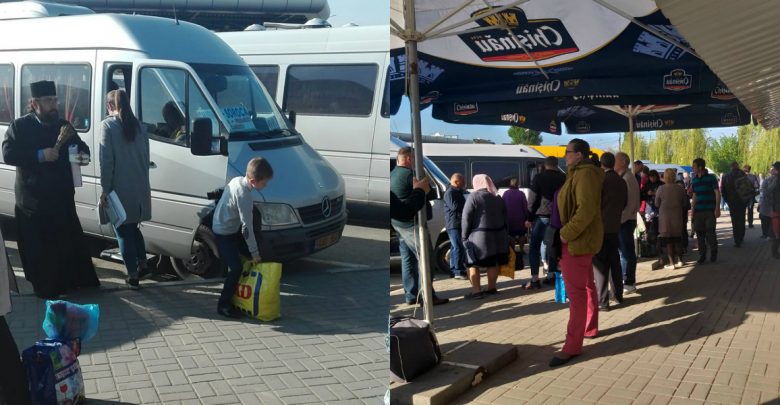 Photo of foto | La gările auto din Chișinău a început „sfânta sfințire a microbuzelor”. Zeci de călători așteaptă încheierea ritualului