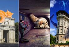 Photo of foto | Povești pe străzile Chișinăului. O tânără artistă transformă locurile celebre ale capitalei în adevărate capodopere