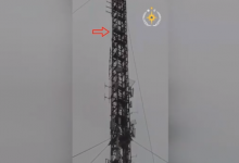 Photo of video | Un tânăr de 19 ani din Soroca a amenințat că se aruncă de la o înălțime de 110 metri. Ce a urmat?
