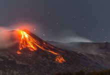 Photo of video | Cu natura nu te pui: Imagini uimitoare cu erupția vulcanului Etna, surprinse de dronă