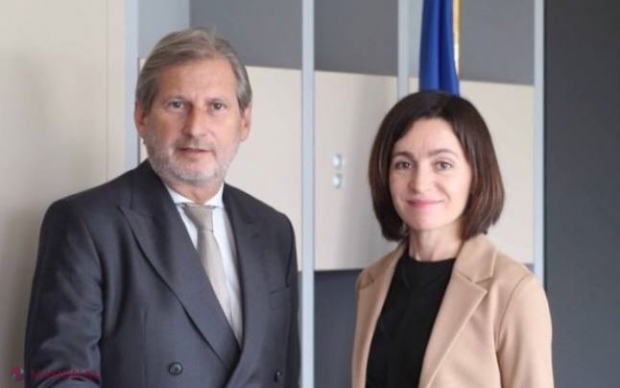 Photo of Maia Sandu a discutat cu comisarul Johannes Hahn. Ce mesaj i-a transmis oficialul european prim-ministrei?