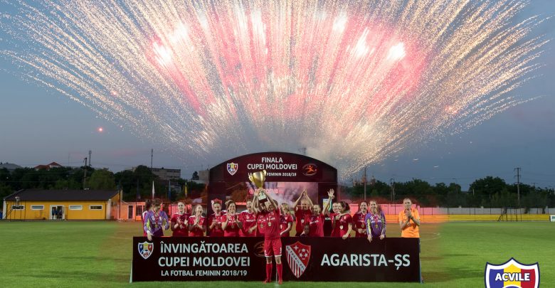 Photo of video | Campioane pentru al doilea an consecutiv. Sportivele echipei Agarista-ȘS Anenii Noi au câștigat Cupa Moldovei la fotbal feminin