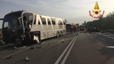 Photo of foto | Tragic accident în Italia: Un moldovean și fiica sa de 13 ani au decedat după ce mașina în care se aflau s-a lovit frontal cu un autobuz
