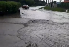 Photo of video | Moldova, din nou sub apă. Un sat din Cantemir, inundat de ploaia din această după-amiază