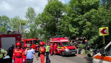 Photo of Un autocar în care se aflau 50 de oameni, dintre care 30 de copii, s-a răsturnat la Brașov. Cel puțin 4 persoane au fost traumate