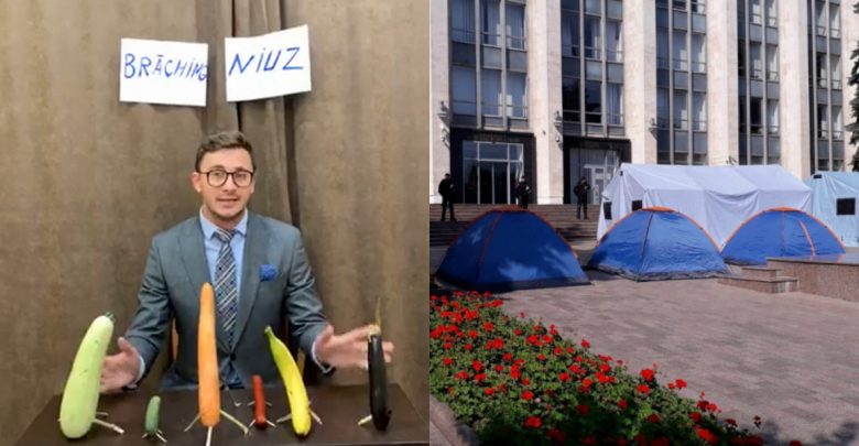 Photo of video | Emilian Crețu, despre situația politică din țară: „E normal să ții cu un partid, dar nu e normal să potolești iarba pentru 500 de lei”