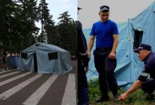 Photo of foto | Democrații neagă, inspectorii – confirmă. Unele corturi, în care se adăpostesc manifestanții aduși de PDM, ar aparține IGSU
