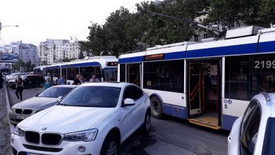 Photo of foto | Pană de curent în sectorul Botanica. Mai multe troleibuze staționează pe bulevardul Dacia