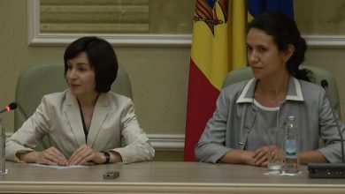 Photo of video | Noua ministră a Justiției, Olesea Stamate, a fost prezentată de către Maia Sandu