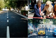 Photo of foto | Încă o stradă din Orhei, inaugurată cu mare fast. Pe drumul proaspăt renovat au circulat mașini retro, în culorile naționale ale Ucrainei