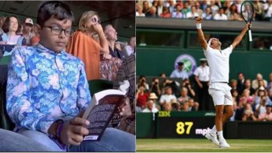 Photo of video | Meciul e important, dar de citit tot trebuie: Un băiețel a fost surprins în timp ce lectura la semifinala de la Wimbledon