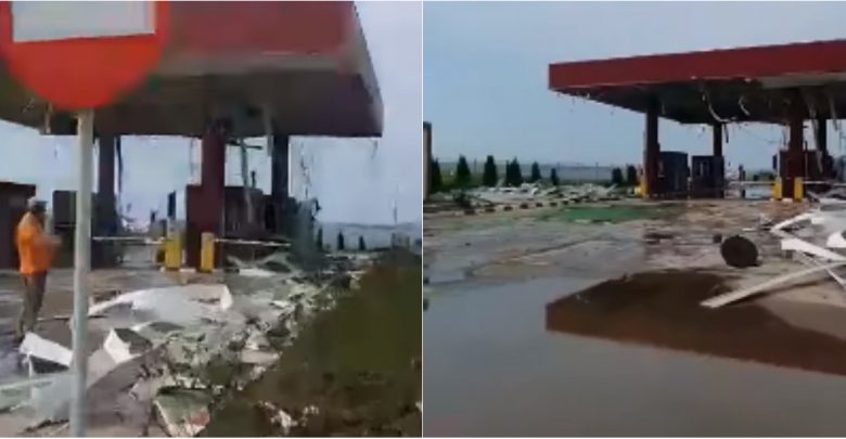 Photo of video | Furtuna de ieri „și-a făcut de cap” la nordul țării. Punctul vamal Costești – Stânca, parțial distrus